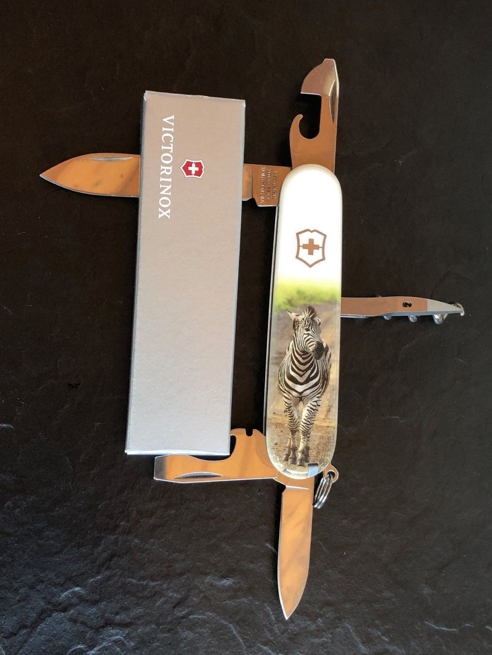 Victorinox Coltelli tascabile: Spartan Zebra, Victorinox Sackmesser new – Nuovo e nell'imballaggio originale da Herisau venduto da Skalay 3