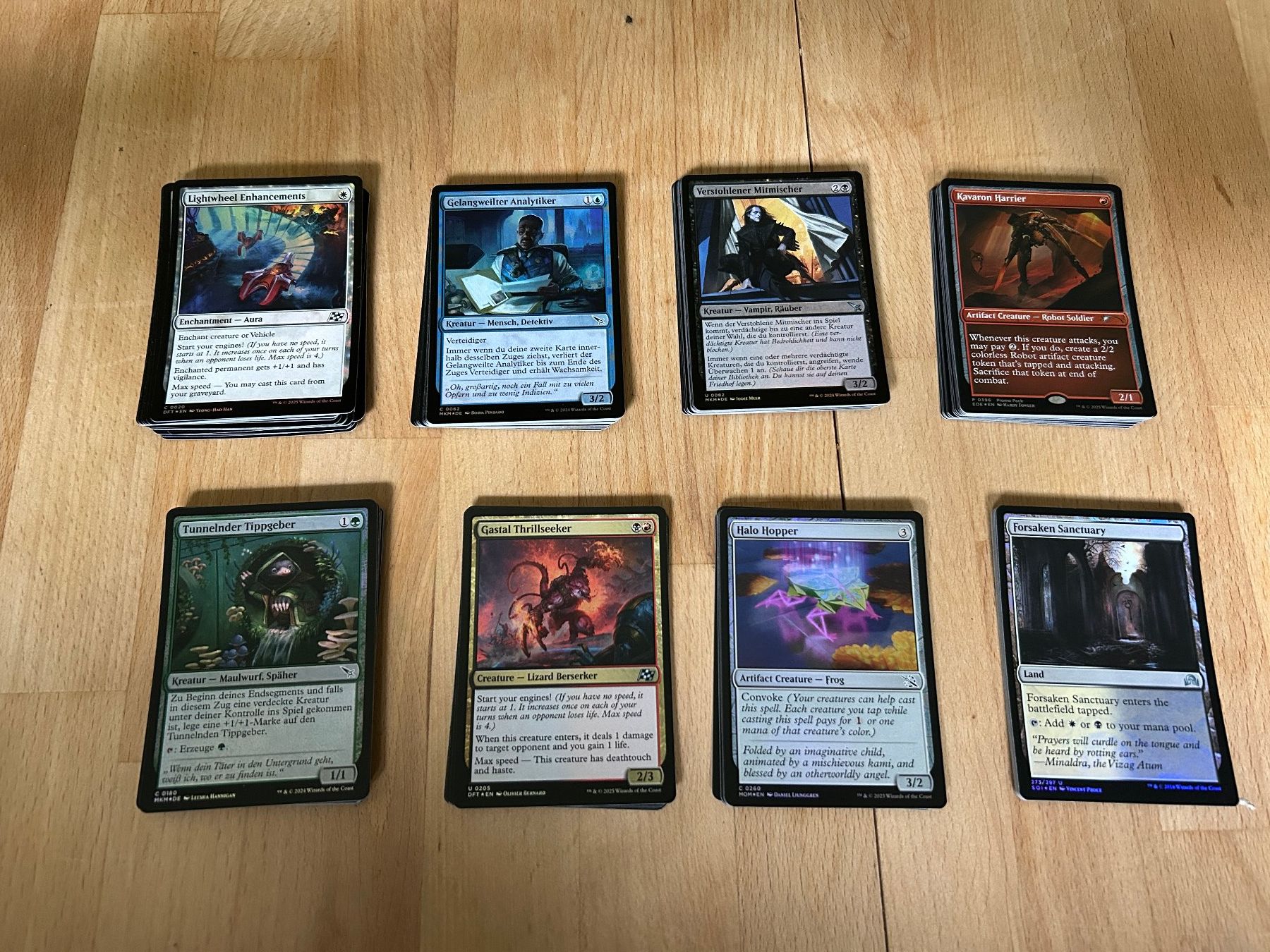 Magic The Gathering Sammelbilder & Trading cards: Magic: The Gathering - 104 Foil Un-/Commons – Gebraucht aus Aarau von Maclovio