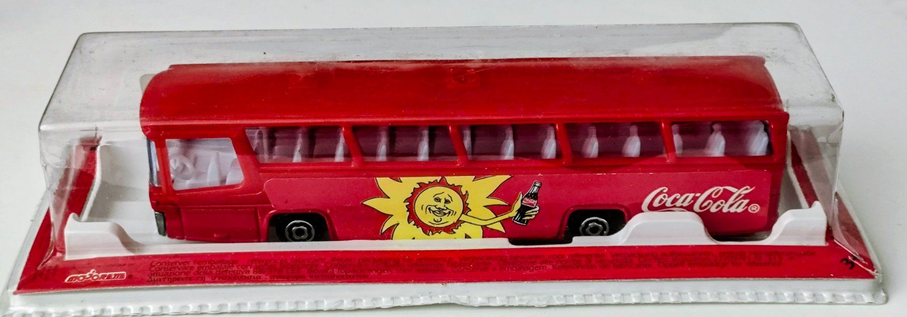 Coca-Cola Modellini d'auto: Coca-Cola Bus -  Länge 13,5 cm – Nuovo e nell'imballaggio originale da Pfäffikon ZH venduto da Colacity