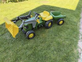 Kinder Traktor mit Anhänger 