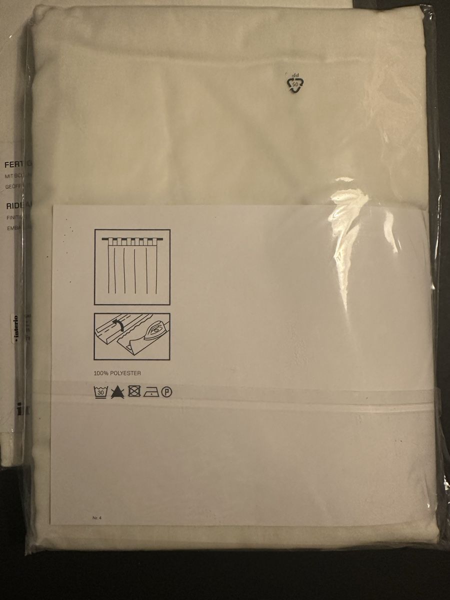 Vorhänge: Vorhänge, Interio, Weiss, 140x250cm, Neu, Originalverpackt – Neu und originalverpackt aus Rüschlikon von veraguth22 2