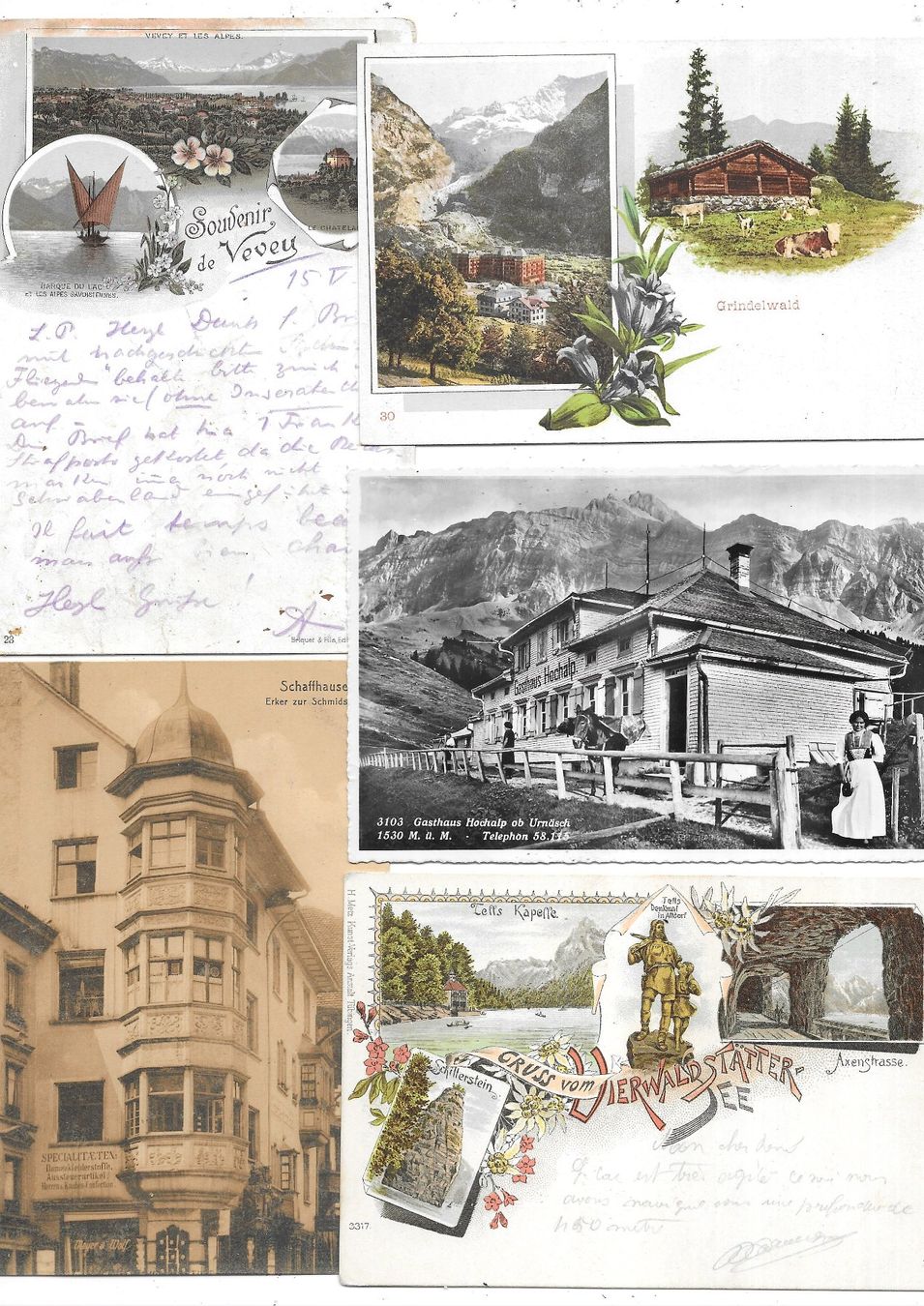 Cartoline postali: 1300 Stk kleinformatige Ansichtskarten 1900-1960 (ca.7.5 kg) – Usato da Schocherswil venduto da prinzipal60 5