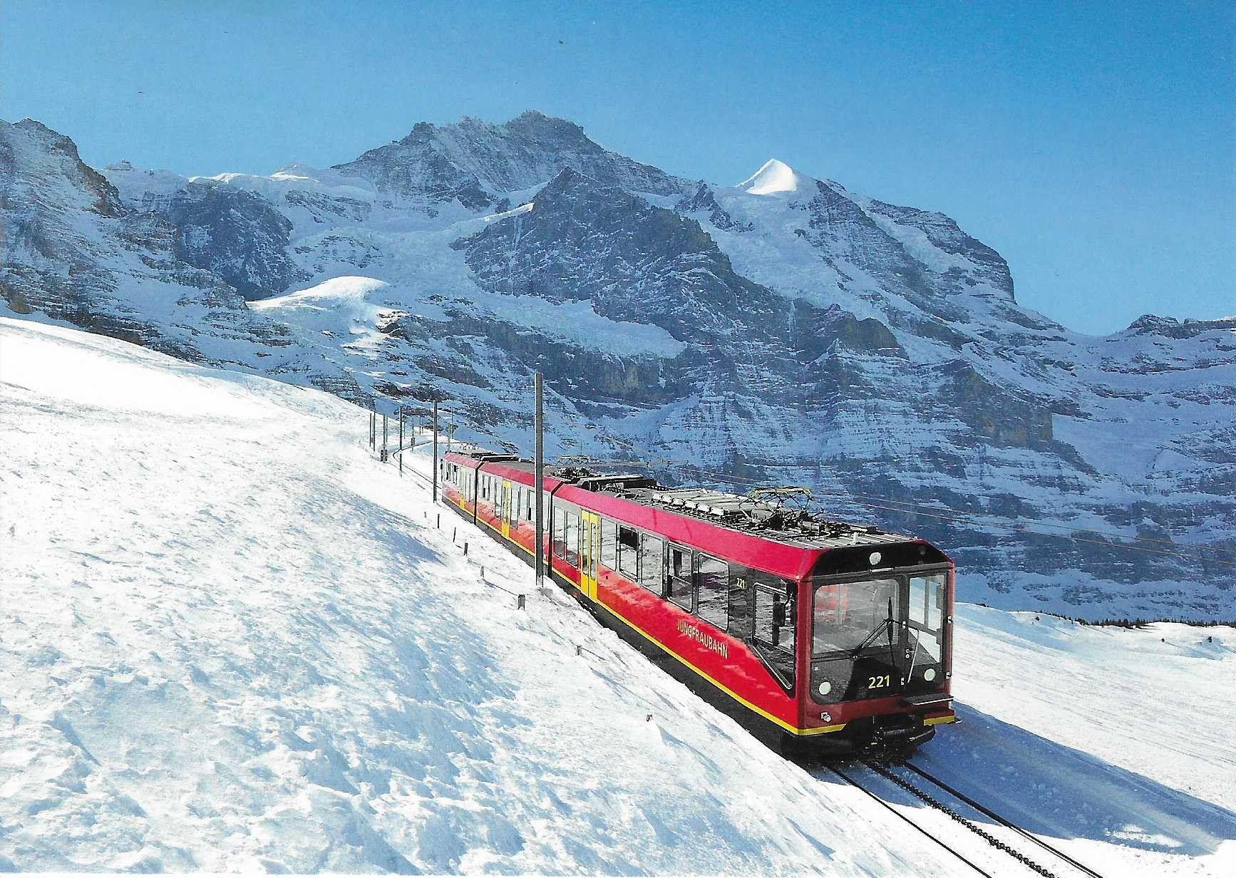 Ansichtskarten: Jungfraubahn vor Jungfrau – Neu (gemäss Beschreibung) aus Rothrist von Stranglehold