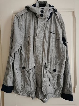 dünne Adidas Originals Übergangsjacke A.039, Gr. XL, Kaputze