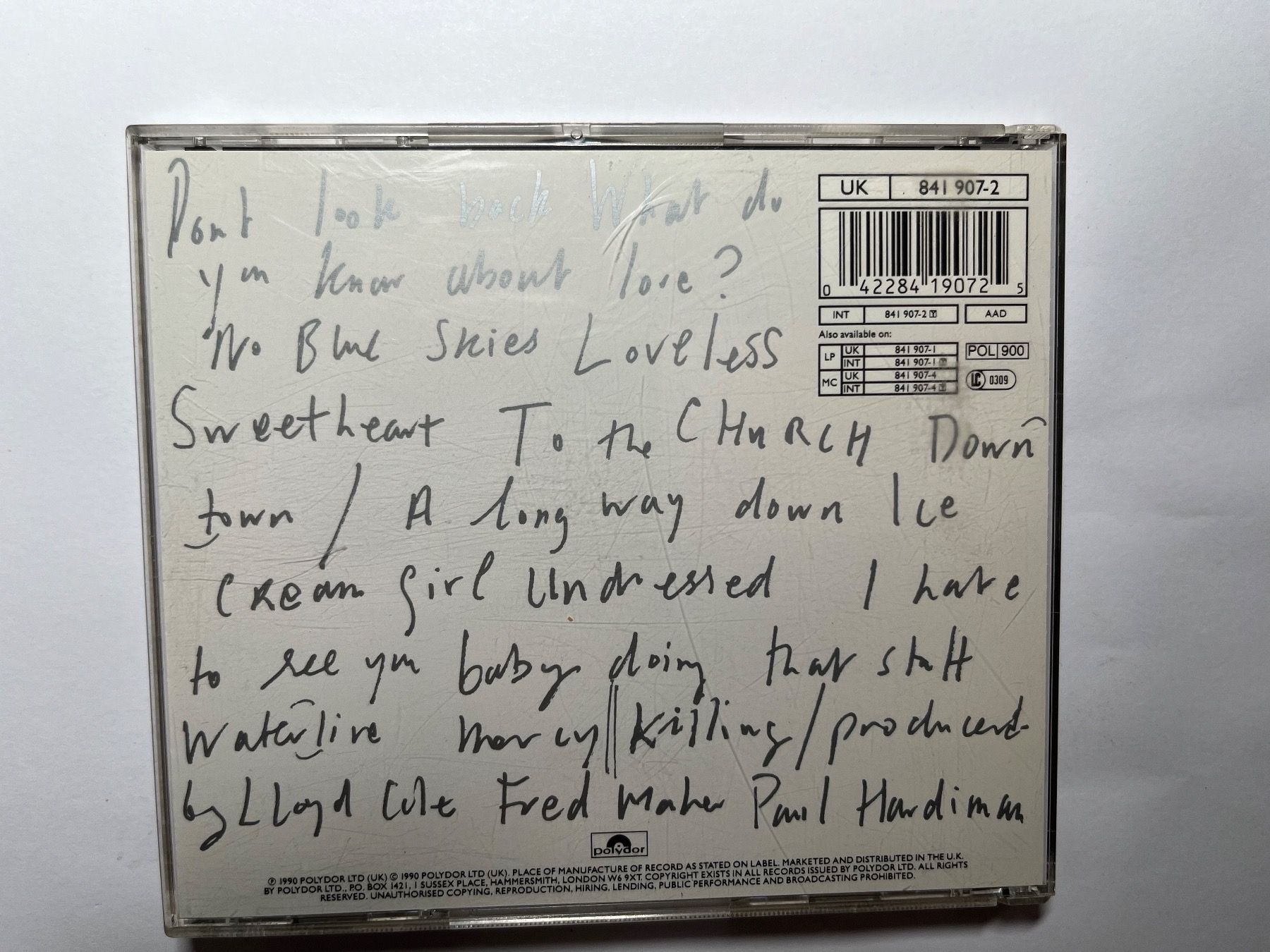 CDs: CD Lloyd Cole – D'occasion à Merenschwand par katerchen01 2
