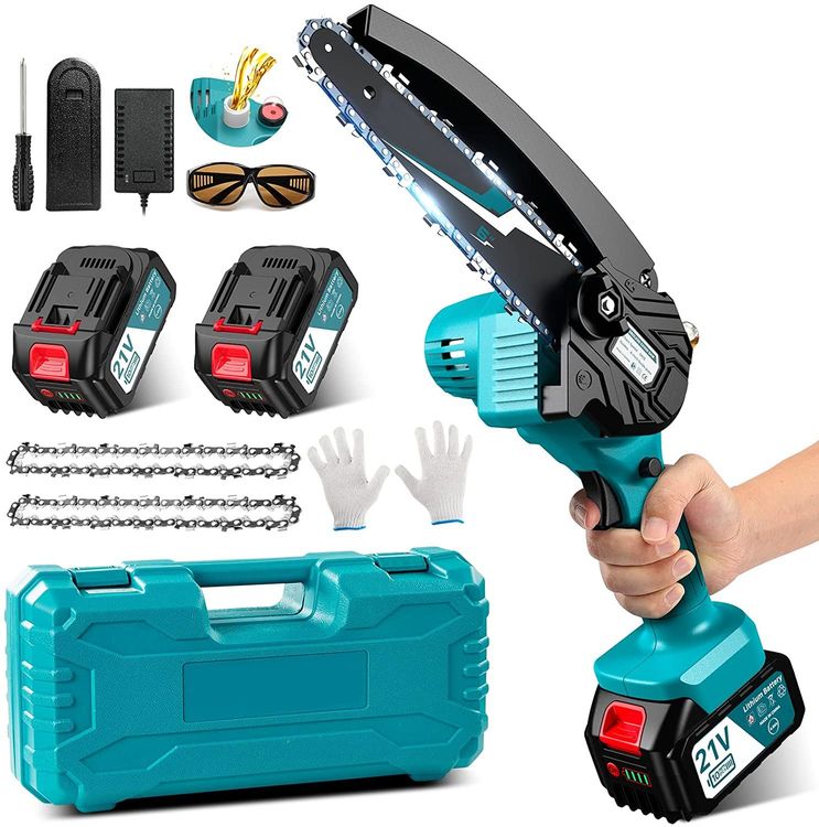Kettens ge Mit Koffer 2 Akkus Mit LED 15cm S geblatt Neu Und 