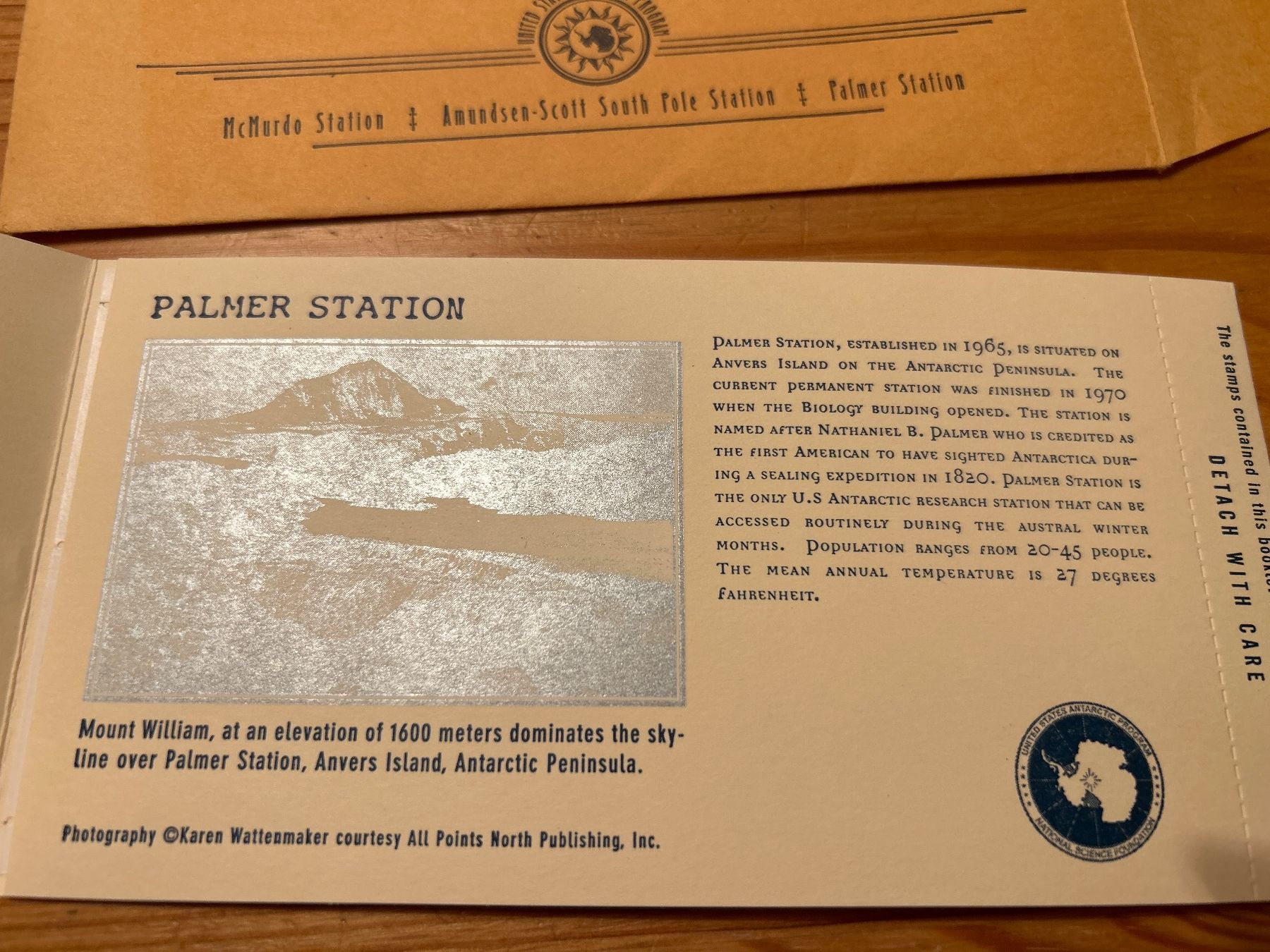 Tutti i francobolli: Palmer Station Antarctica Briefmarken – Nuovo e nell'imballaggio originale da Champfèr venduto da Rothli 1