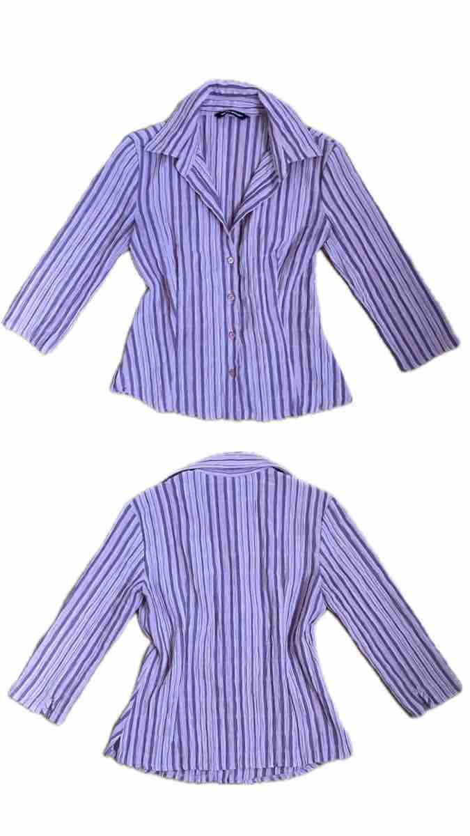 Tally Weijl Camicette: Damen Bluse gestreift violett Grösse S – Nuovo (secondo la descrizione) da Zürich venduto da sar_n9kj 2