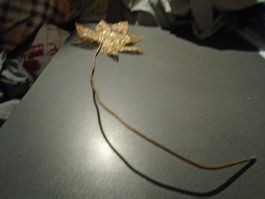 Blatt goldfarbig
