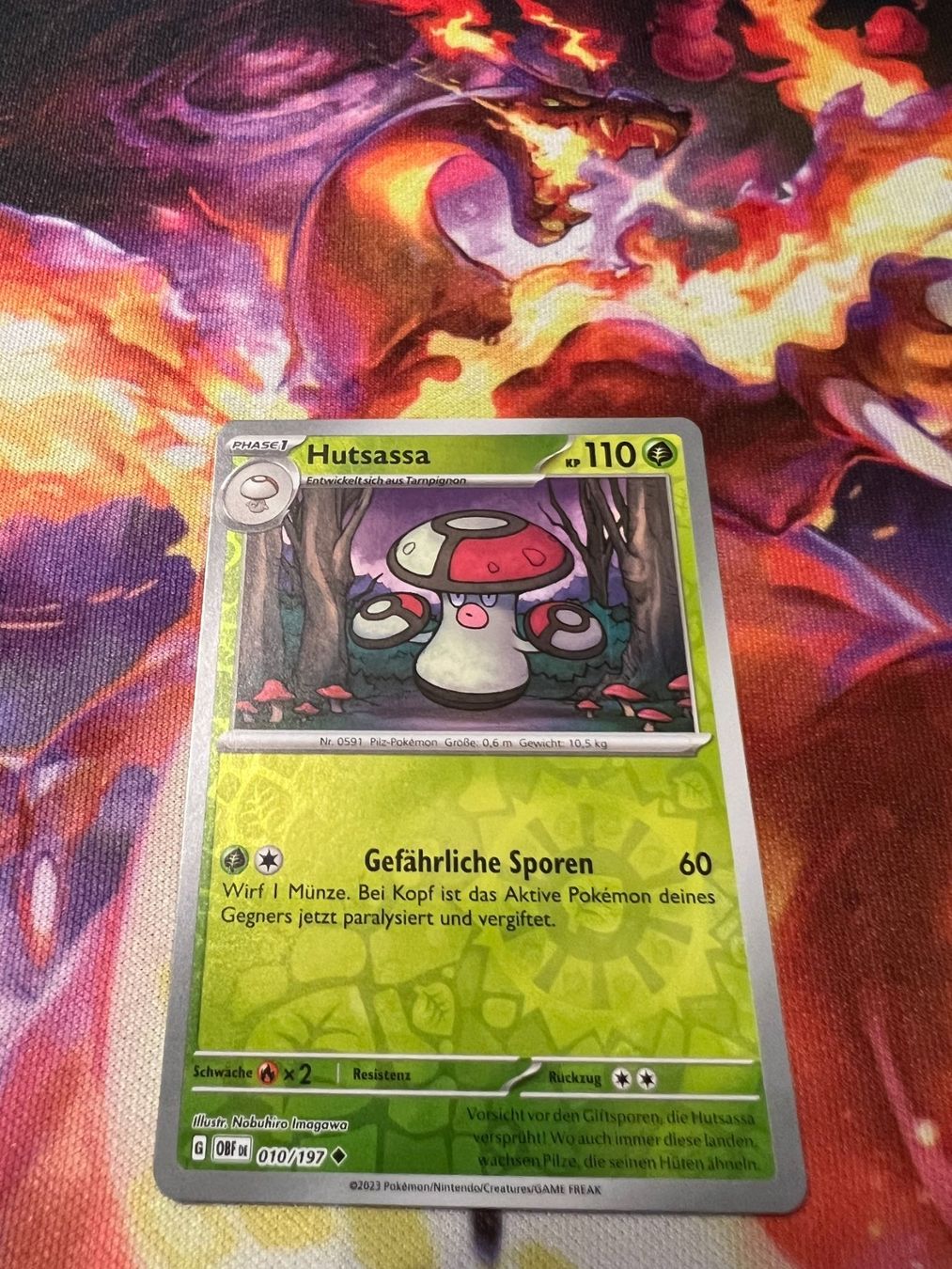 Pokémon Carte collezionabili: Hutsassa (OBF 010) / Reverse Holo / Obsidianflammen – Nuovo (secondo la descrizione) da Bülach venduto da CherryBlu