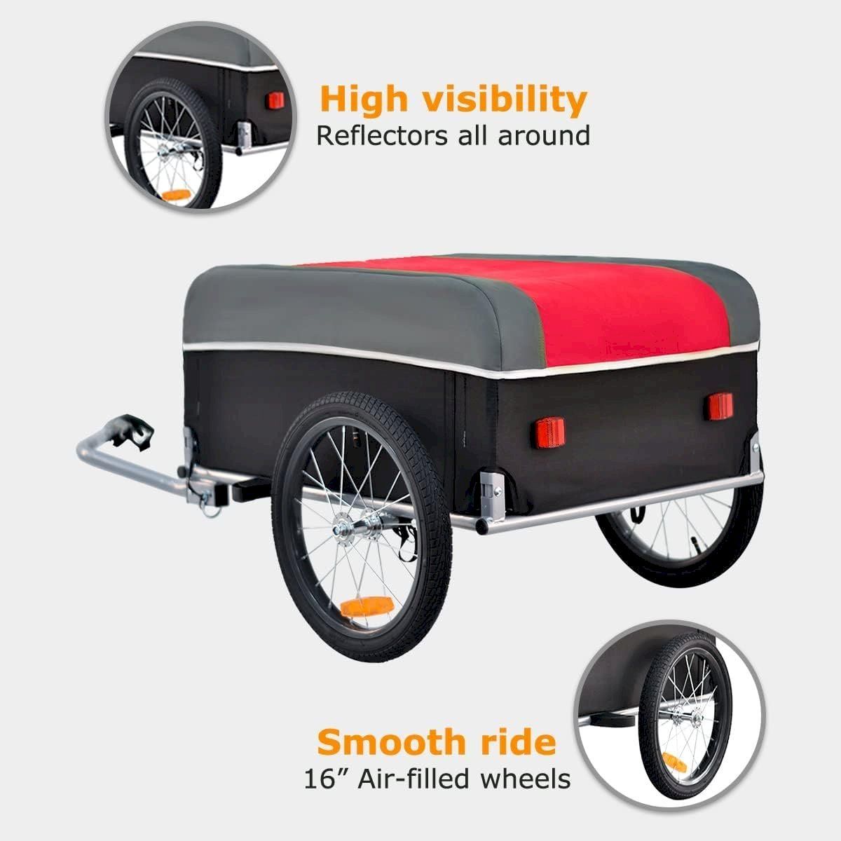 Rimorchi per biciclette: TIGGO VS Cargo II Rot / Schwarz – Nuovo e nell'imballaggio originale da Bottighofen venduto da zaap 2