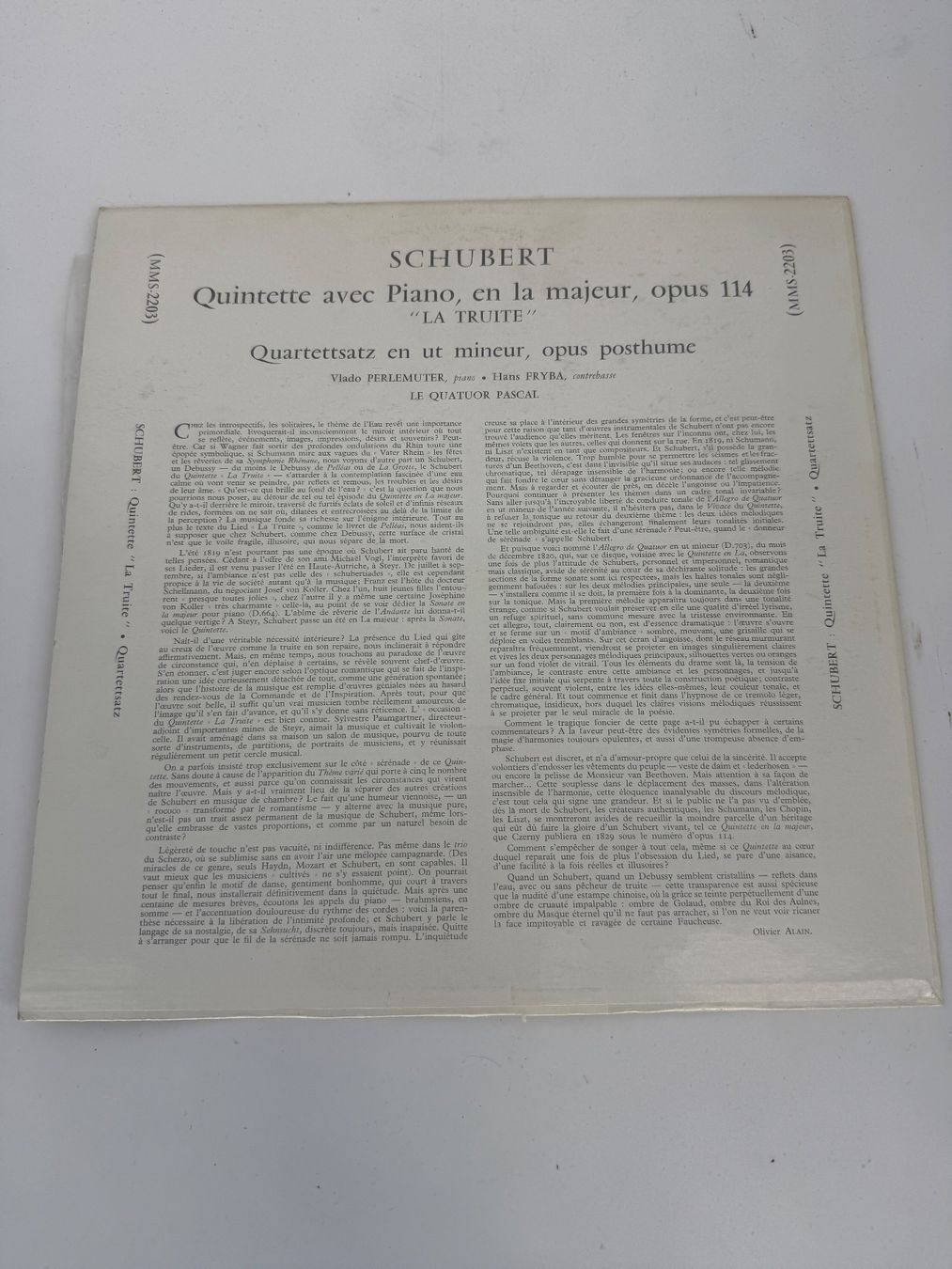 Dischi in vinile: Schubert - La Truite LP/ Schallplatte – Usato da Auenstein venduto da moin. 1