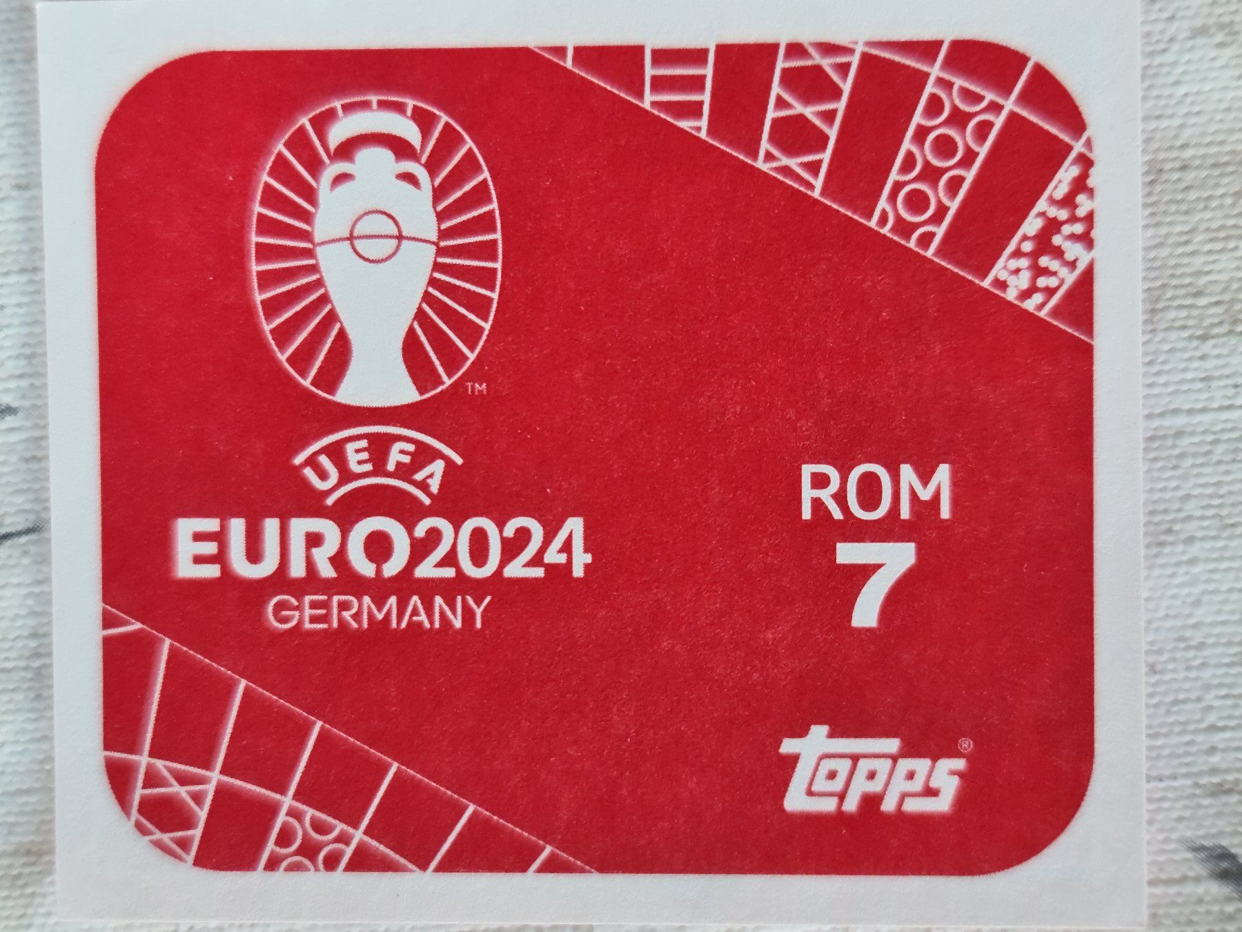 Topps Carte collezionabili: Topps EURO2024 ROM 7 – Nuovo e nell'imballaggio originale da Dintikon venduto da Prime-shop 1