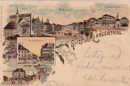 Gruss aus Langenthal 1900