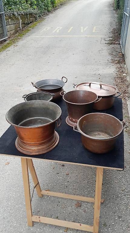 Pentole: Diverse Kupfergefässe – Usato da Orbe venduto da inf_g9fg
