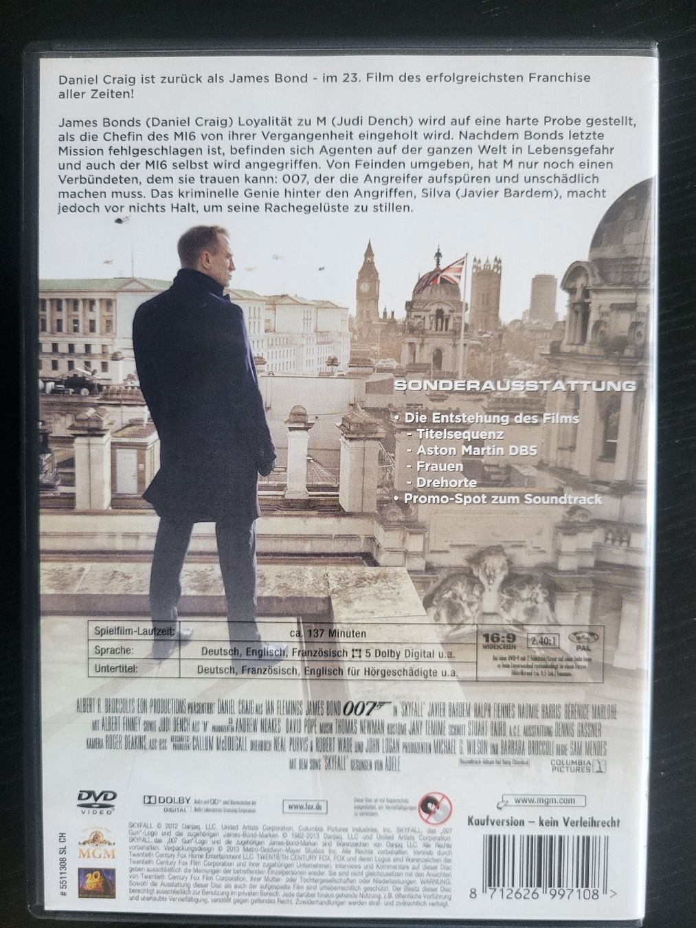 Tutti i DVDs: James Bond Skyfall guter Zustand – Usato da Lausen venduto da EisAmStiel 1