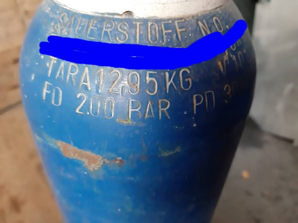 Apparecchiature e tecnologia a gas: 3 Wasser - 1 Sauerstoffflasche – Usato da Elsau venduto da ZOLOLI 1
