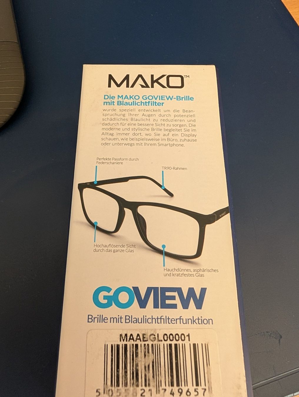 Occhiali & Lenti: GoView Blaulicht Bildschirmbrille – Nuovo (secondo la descrizione) da Stans venduto da Magas 2