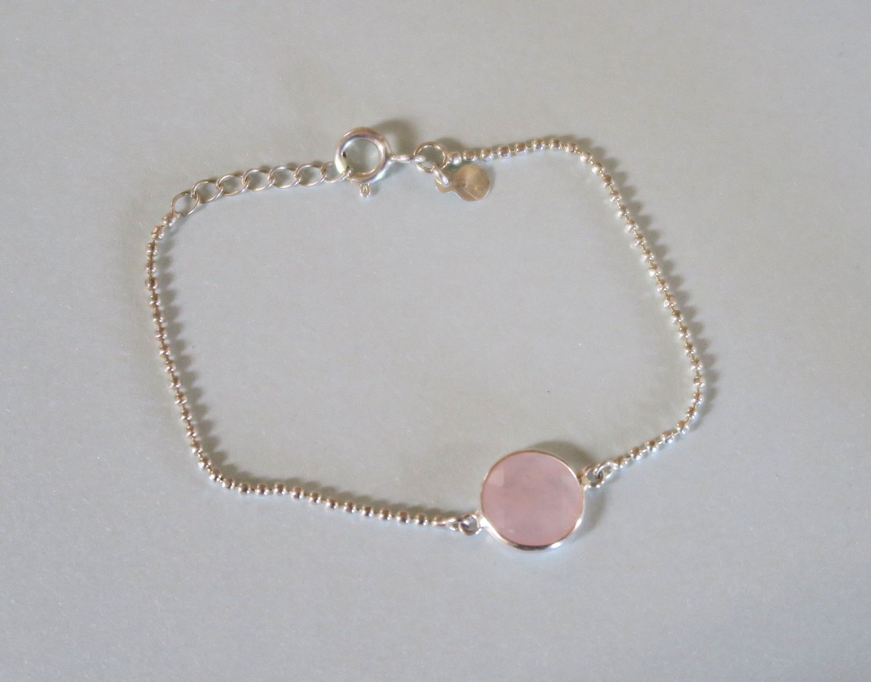 Bracciali & Braccialetti: Armband Silber 925, mit Rosenquarz – Usato da Brittnau venduto da marlenestone