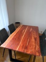 Esstisch aus Massivholz 140x80