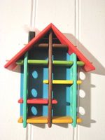 Holz Setzkasten Haus Mini Wand Regal Deko Unikat Handarbeit