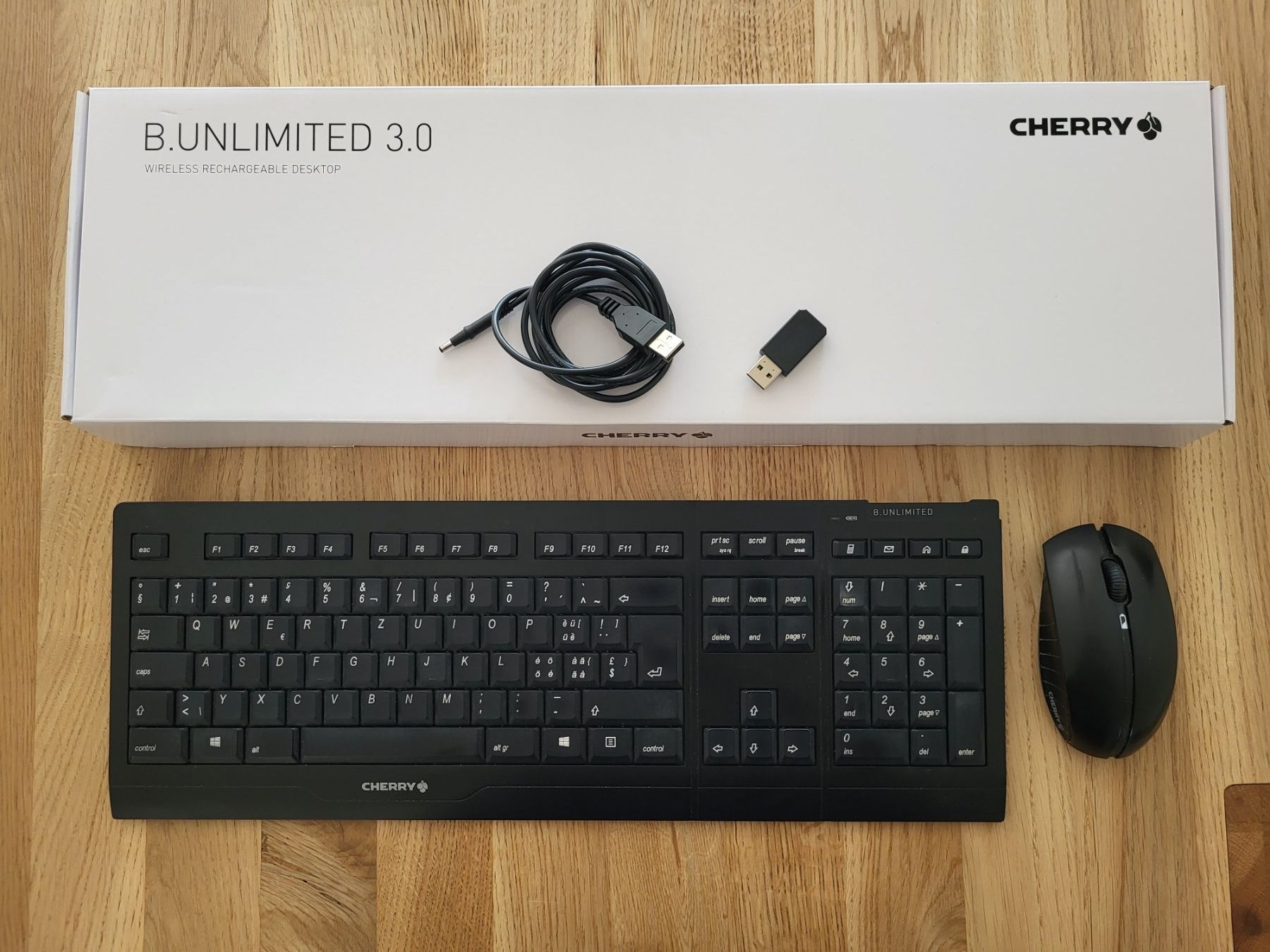 Tastiere: CHERRY Tastatur-Maus-Set B.Unlimited 3.0 – Usato da Waltenschwil venduto da creativeline