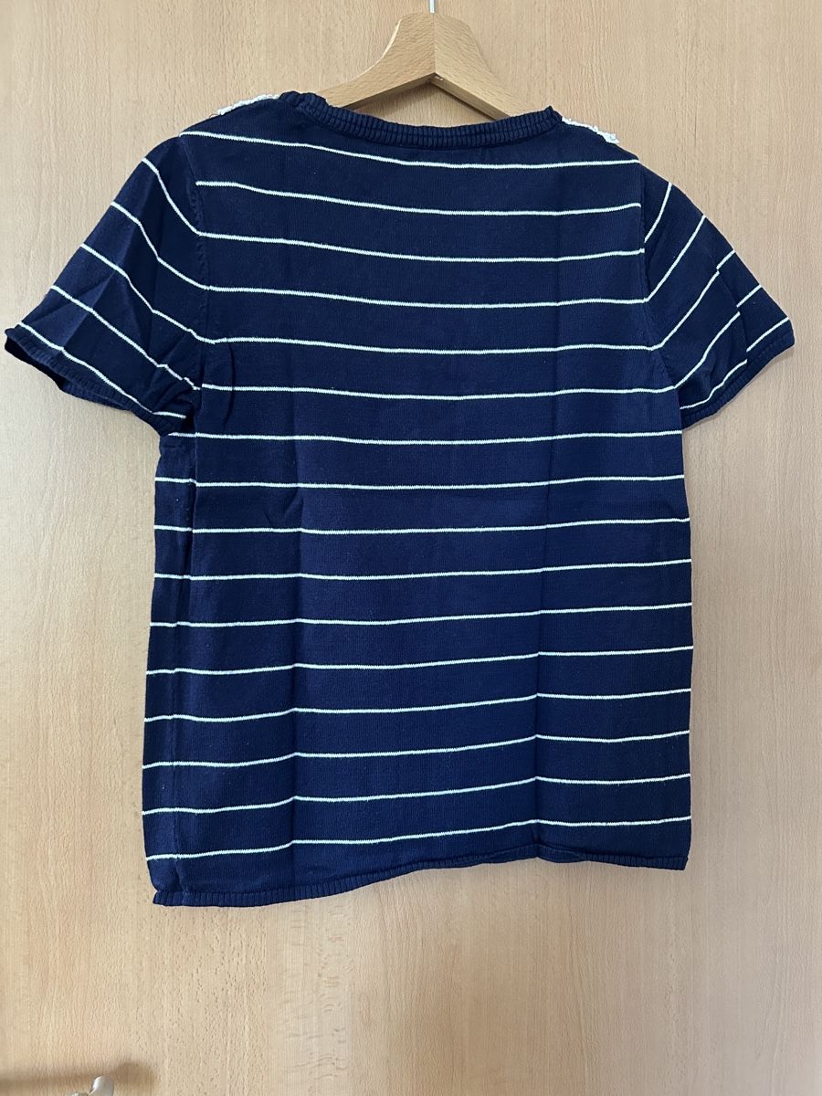 Nafnaf T-shirt: Tshirt NafNaf Grösse M / S mit Spitze – Usato da Maur venduto da Cambrino 1