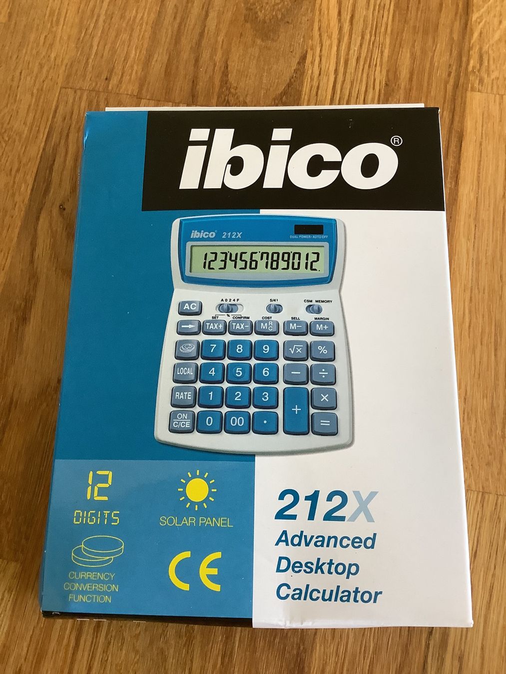 Ibico Calcolatrici tascabili: Neuer Ibico 212X Tischrechner – Nuovo e nell'imballaggio originale da Adliswil venduto da Guempi1