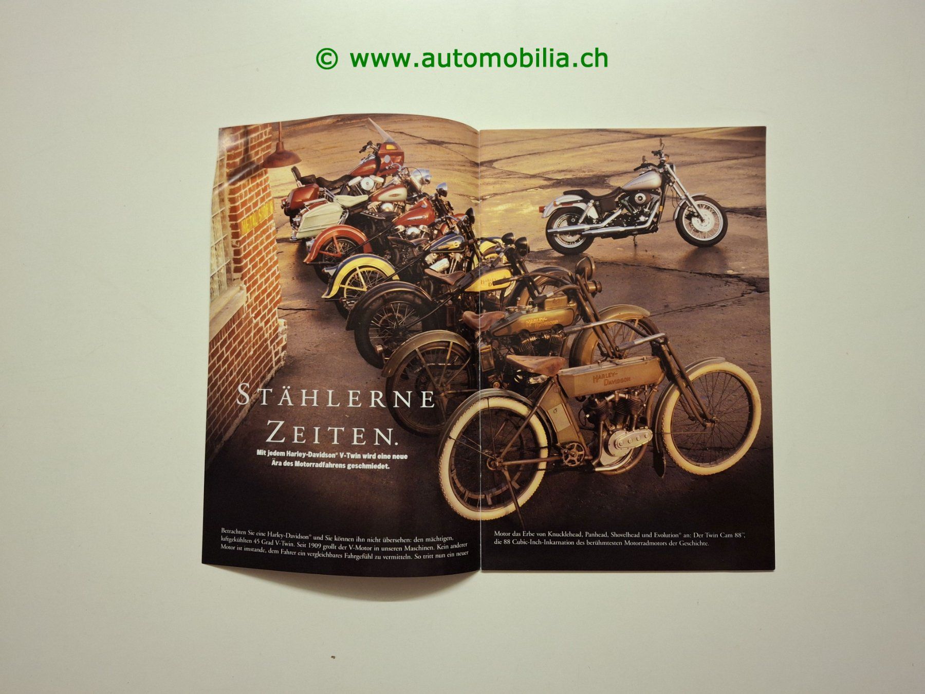 Documenti: Harley-Davidson Modellprogramm 1999 Prospekt deutsch – Usato da Weingarten-Kalth venduto da Bettelbruenneli 1