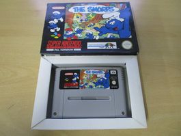 Die Schlümpfe Super Nintendo SNES Super NES The Smurfs