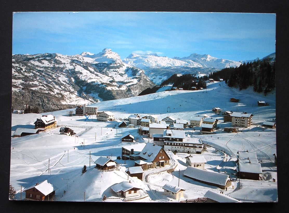 Ansichtskarten: STOOS Flugaufnahme Skilift – Gebraucht aus Jona von philajona