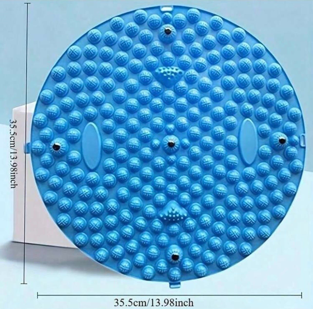 Dispositivi per massaggi: Fussmassagematte rund blau 35.5cm neu – Nuovo e nell'imballaggio originale da Emmenbrücke venduto da engueteDeal 1