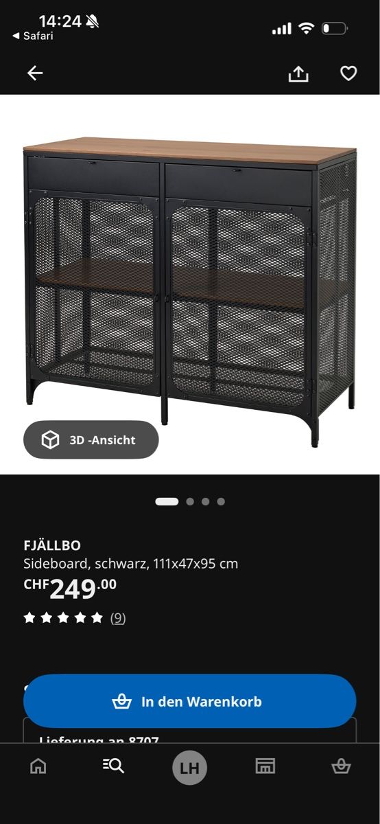 Ikea Cassettiere: IKEA FJÄLLBO Sideboard - Industrial – Usato da Männedorf venduto da lor_z8w2 4