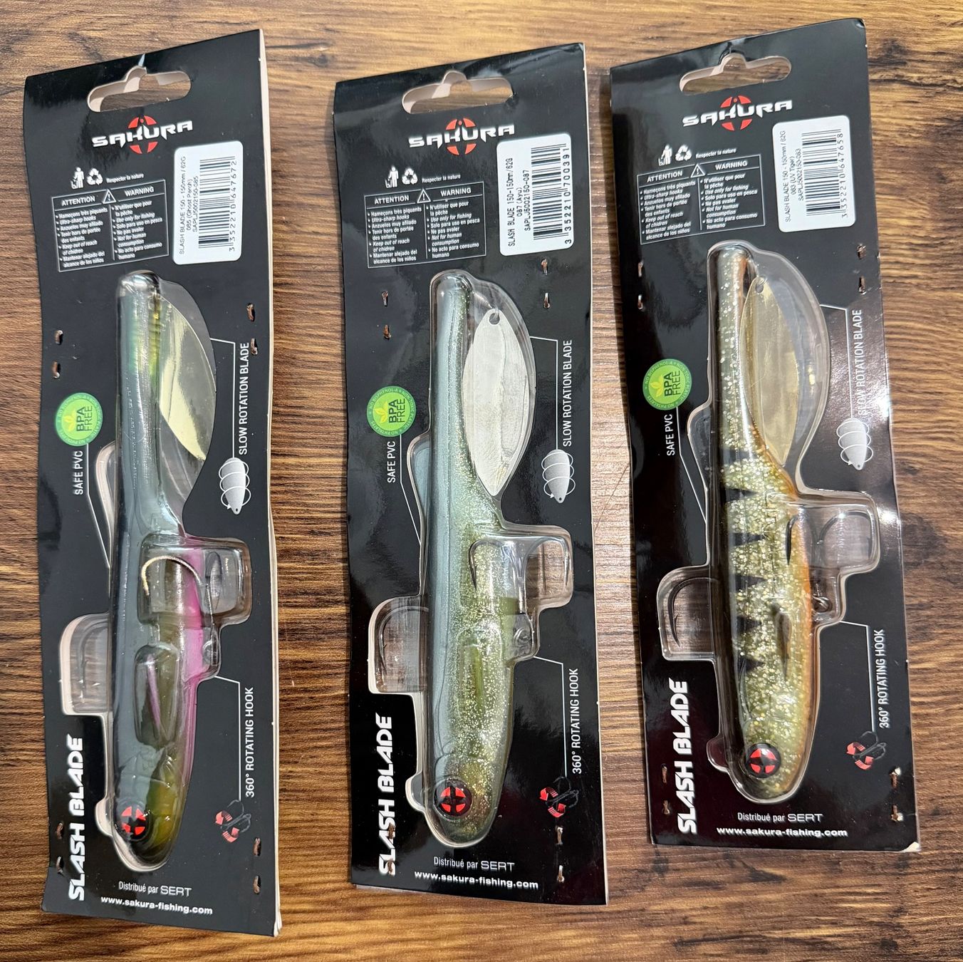 Esche: Sakura Slash Blade 3er Set 15 cm - Set 1 – Nuovo e nell'imballaggio originale da Widnau venduto da Fishingtackle_Oggy 1