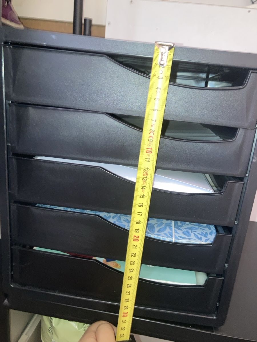 Raccoglitori: Desktop Drawer Unit 5 Drawers Black Plastic  – Usato da Zürich venduto da sele_x 4