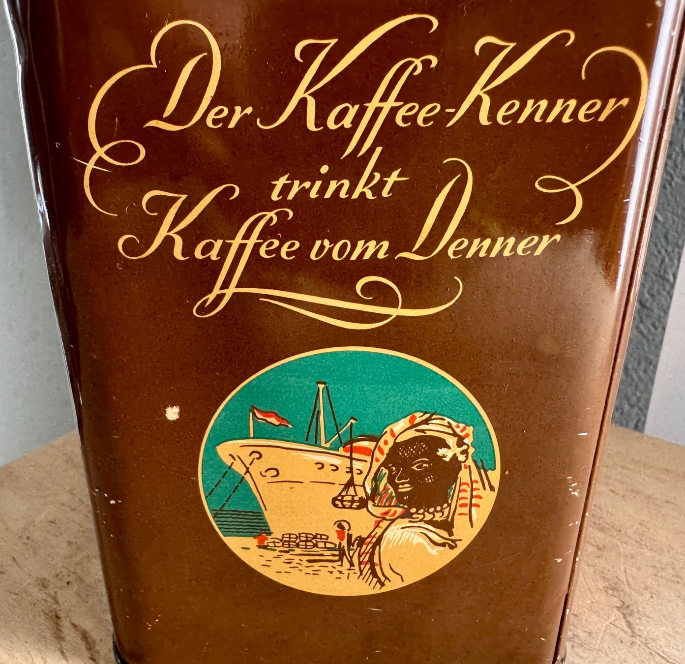 Pots: Alte Kaffee Blechdose DENNER - Hermet Vorratsdose – D'occasion à Rothrist par Luckywinner 3