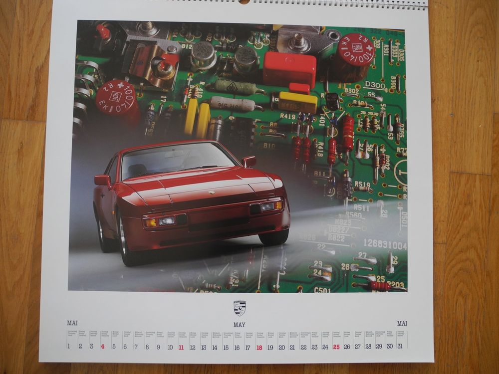 Porsche Kalender 1986 Original mit Münze  Kaufen auf Ricardo
