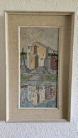 Gemälde, Ölgemälde, gerahmt von P. Nussbaumer