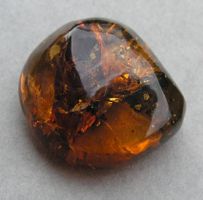♥ RAR: MEXIKO BERNSTEIN / HONIG-GRÜN - STALAKTIT - TALISMAN
