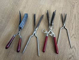 Ondulierschere, Lockenstab Lockenwickler antik Marcel Top 4