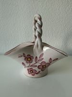 Vintage Blummenkorb, Keramik