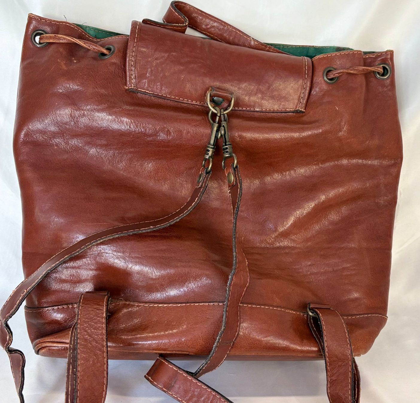 Zaini: Lederrucksack "I. Ponti" – Usato da Zürich venduto da Drahtzug 1