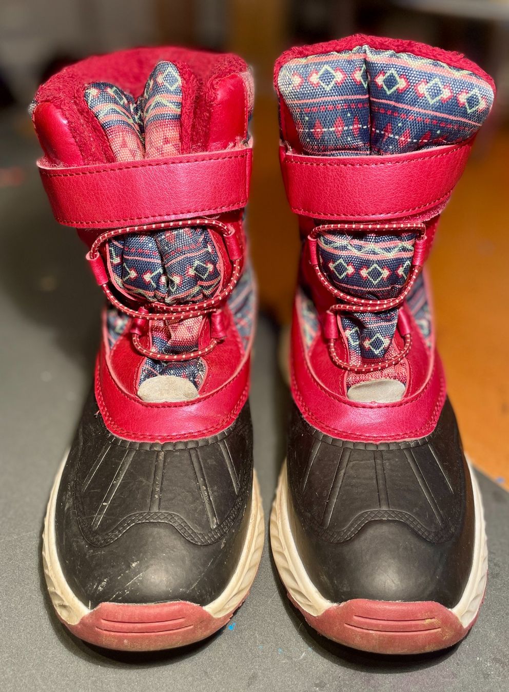 Scarpe per ragazze: rote, warme Winter-Gummistiefel Gr. 35 – Usato da Neuendorf venduto da Knopfi 2