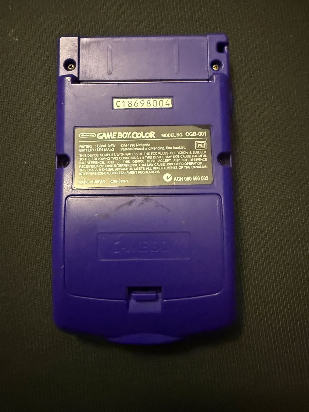 Nintendo Giochi: Gameboy Color Viollet gebraucht leichte gebrauchspureb – Usato da Wollerau venduto da kre_8jbk 1