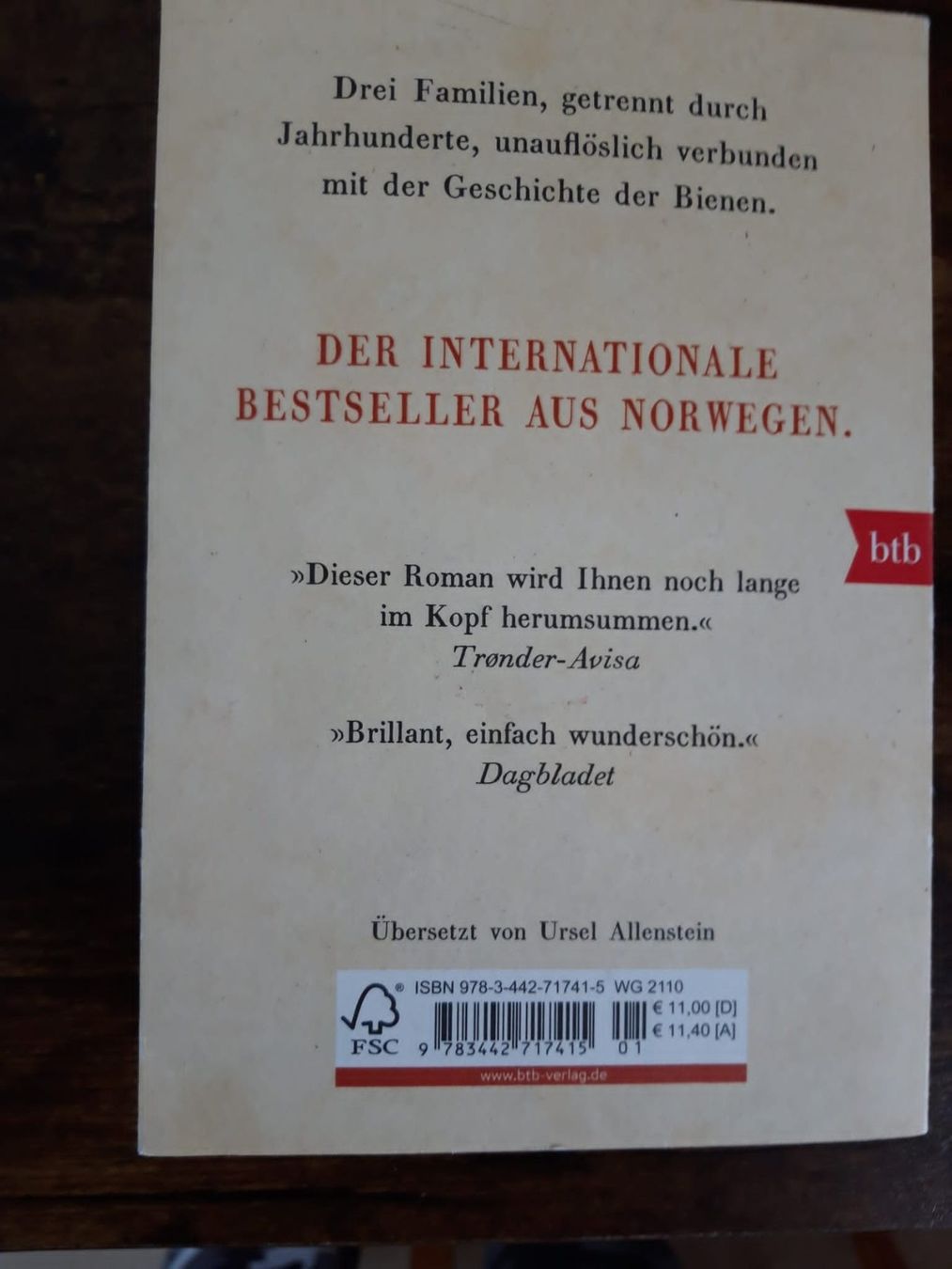 Bücher: Maja Lunde - Die Geschichte der Bienen – Gebraucht aus Bouveret von  1