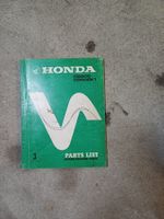 Ersatzteilliste Parts List Honda CB500 Four K1