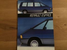 Renault Espace Faltprospekt