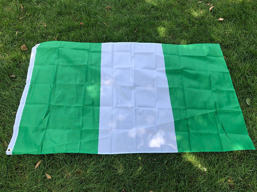 AZ FLAG - Tischflagge Nigeria - 15x10 Cm Goldene Sp Produktbild-Vorschau 12