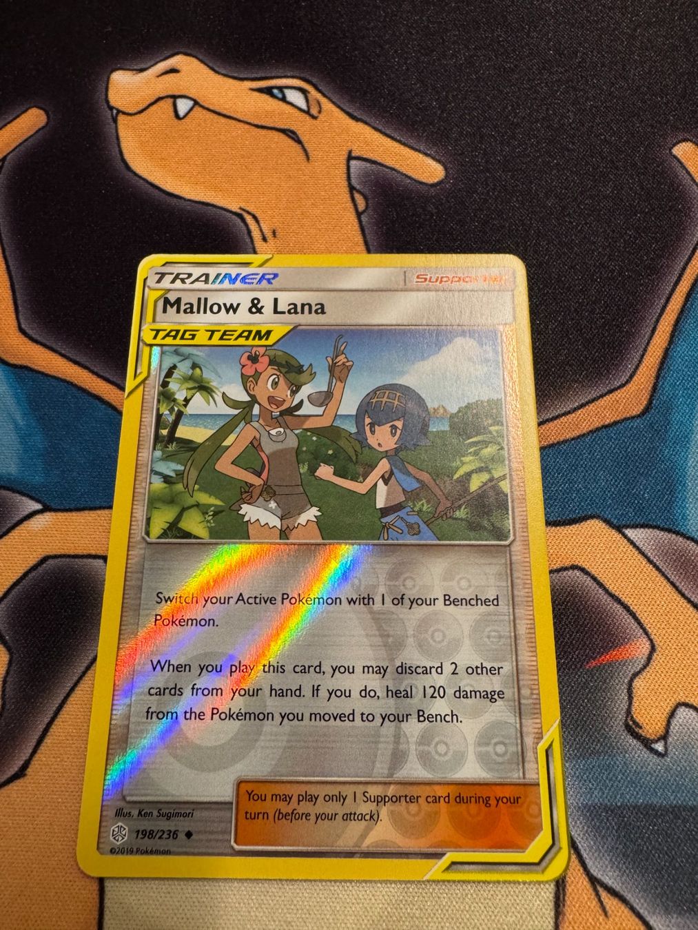 Pokémon Carte collezionabili: Mallow & Lana (CEC 198) - Reverse Holo - Cosmic Eclipse – Nuovo (secondo la descrizione) da Bülach venduto da Pfrenzel