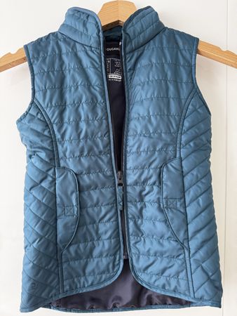 Fouganza Winter Vest, Kids Size 6, Teal - Great Condition!